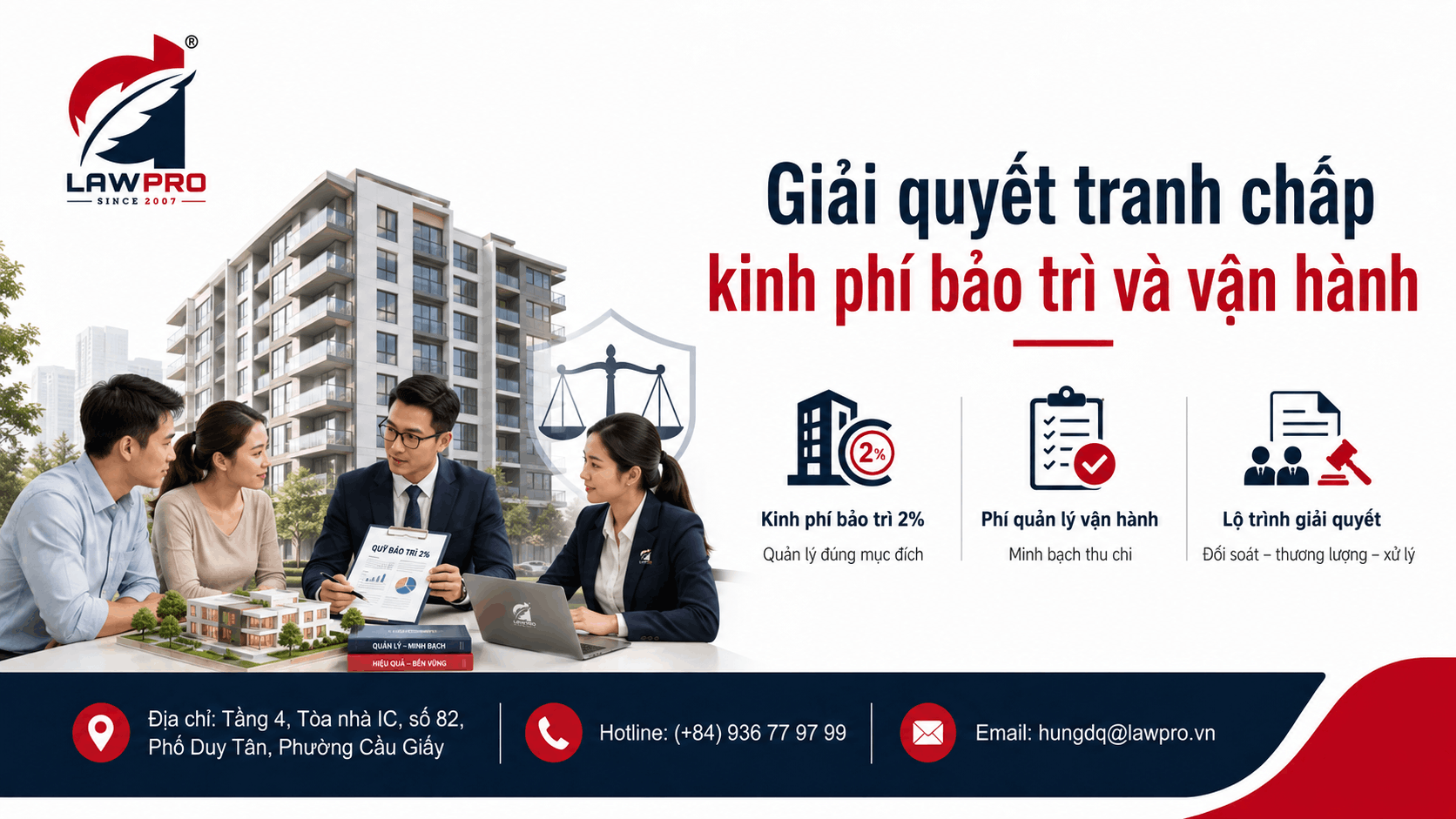 Giải quyết tranh chấp kinh phí bảo trì và vận hành